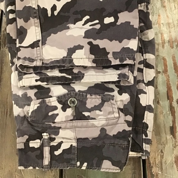 Levi’s 32x26.5 Ace Cargo Camo Men’s Pants Gray Camouflage (Tag Size 32x30) - Picture 6 of 12
